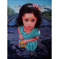 A painting edge of place by Radfan Al-Mohammadi