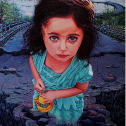 A painting edge of place by Radfan Al-Mohammadi