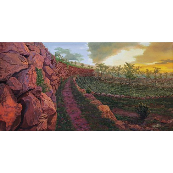 Canvas print of the landscape140×70 cm